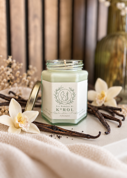 Bougie artisanale K°ROL Vanille